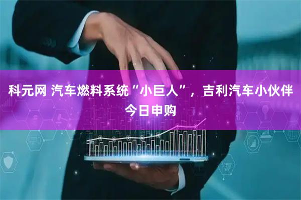 科元网 汽车燃料系统“小巨人”，吉利汽车小伙伴今日申购